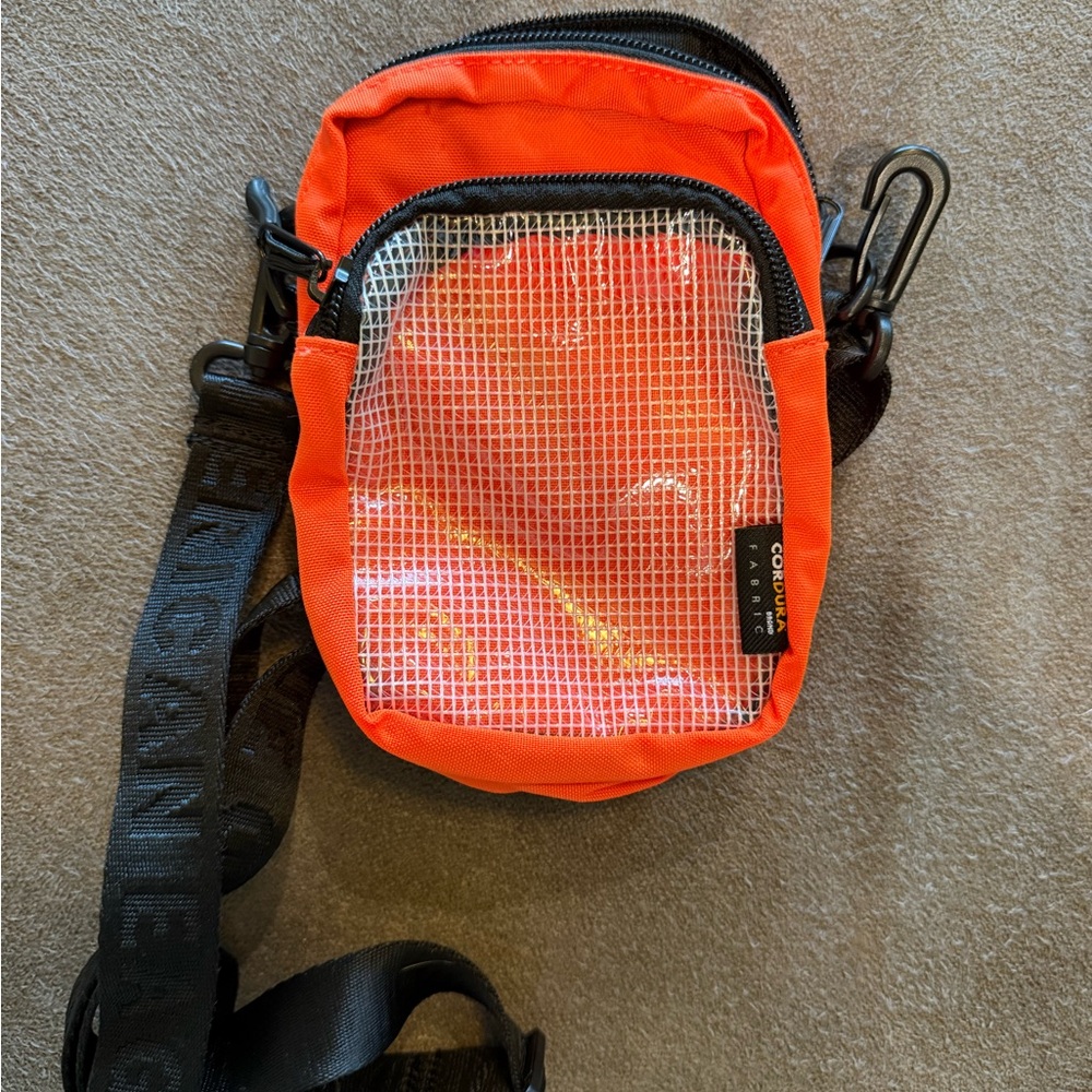 American Eagle Outfitters Vibrant Orange Crossbody Bag